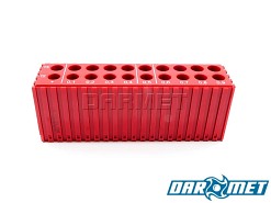 Stojak na wiertła 12 - 13,9 mm | 20 otworów | kolor czerwony (2027)