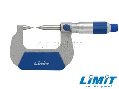 Mikrometr zewnętrzny ze stożkowymi końcówkami pomiarowymi 0-25MM - Limit (9564-0108)