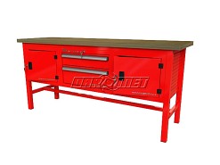 STÓŁ WARSZTATOWY Z SZAFKAMI - 1920x600 mm - FAST SERVICE (P-3-123-01)