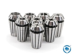 Oprawka zaciskowa do tulejek ER16 x 8 szt. - BT40 - 100MM - komplet - ZM KOLNO (Typ 7626-S KPL)