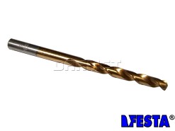 Wiertło kręte HSS-TiN do metalu | NWKa DIN 338 - 1,00 mm | Zestaw 10 sztuk - FESTA Standard