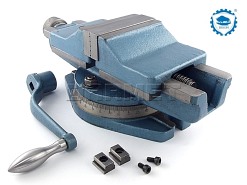 Imadło maszynowe obrotowe samocentrujące 125 mm | typ 6531-125 - BISON-BIAL 326531060400