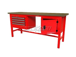 STÓŁ WARSZTATOWY Z SZAFKAMI - 1920x600 mm - FAST SERVICE (P-3-102-01)