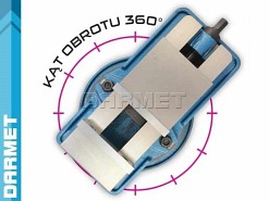 Imadło maszynowe obrotowe 200 mm do frezarki - FQM 200/200