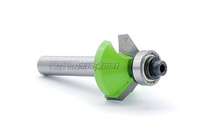 Frez do fazowania 45° do drewna z łożyskiem dolnym | 25 x 11,6 x 8 mm - LUNA 210120101