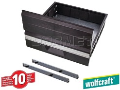 Lekkobieżna szuflada L, z systemem szybkiego wyjmowania - WOLFCRAFT (WF6781000)