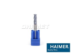 Frez pełnowęglikowy z prostym narożem| 4 mm | 4-ostrzowy Z4 - HAIMER (F2004NNH0400SDA)