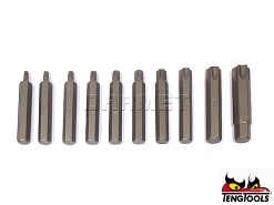 Zestaw nasadek sześciokątnych z system Torx i chwytem kwadratowym 1/2", TTTX23 - 20 szt. - TENGTOOLS (6886-0105)