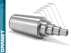 Tuleja redukcyjna przelotowa Morse MK4/MK3 bez płetwy - DARMET (DM-1670)