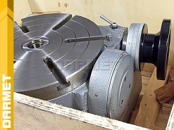 Stół obrotowy do frezarki, podziałowy (uchylny) - 250 mm - DARMET DM-3441