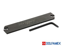 Przecinak tokarski składany listwowy 4,1 mm | XLCFN - 3204M41-FX - 32 x 150 mm - DOLFAMEX