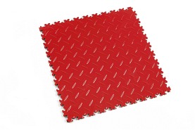 Podłoga Fortelock Industry 2010 - wzór diament (Diamond Rosso Red)