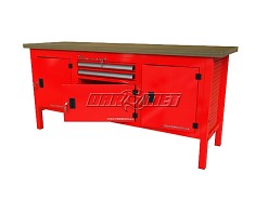 STÓŁ WARSZTATOWY Z SZAFKAMI - 1920x600 mm - FAST SERVICE (P-3-177-01)