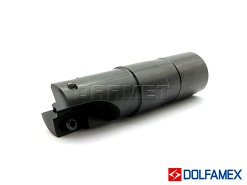 Frez składany trzpieniowy 25 mm, 2-ostrzowy z chwytem Weldon 217.699 - 2525.3 - DOLFAMEX