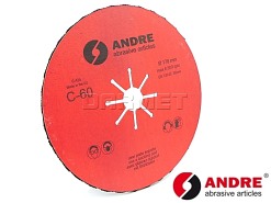 Tarcza fibrowa - 178MM x 22,2MM, ziarnistość C60 - ANDRE (820010)