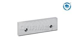 Wkładki szczękowe dwustronne gładkie do imadeł maszynowych, typ WSDG 6517 6518-125 - BISON-BIAL