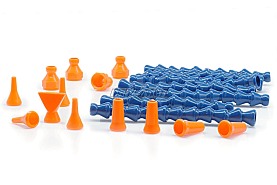 Wąż długi z wymiennymi końcówkami, system 1/4" - LOC-LINE (40452)