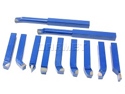 Zestaw noży tokarskich 16x16 mm | 11 szt.