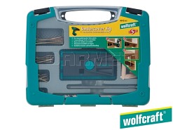 Zestaw do wykonywania niewidocznych połączeń w drewnie ”Undercover Jig” | przyrząd stolarski - WOLFCRAFT (WF4642000)