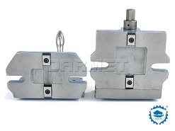 Imadło maszynowe dwudzielne 160 mm | typ 6522-160 - BISON 326522040100