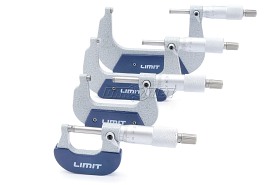 Zestaw mikrometrów zewnętrznych 0 - 100 mm MMA | 4 szt. - Limit 272370503