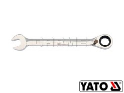 Klucz płasko-oczkowy z grzechotką, 17MM - YATO (YT-1660)