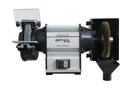 Szlifierka stołowa kombinowana GU 15B do metalu | średnica tarczy 150 mm | 450 W | 230 V - OPTIMUM 3101600
