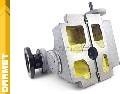 Stół obrotowy do frezarki, podziałowy (uchylny) 160 mm - DARMET DM-3441