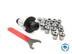 Oprawka zaciskowa do tulejek ER32 x 18 szt. - ISO40 - 60 mm | Typ 7616 KPL - komplet - ZM KOLNO 0642-176-160-801