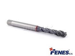 Gwintownik maszynowy do gwintu metrycznego zwykłego, nieprzelotowy (Rm ≤ 1400), DIN-371 HSS-E TiCN - M8 - FENES