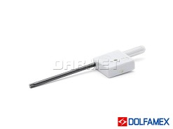 Frez składany trzpieniowy 2-ostrzowy do fazowania z kątem przystawienia 45° 217.495 - 1612.3 - DOLFAMEX