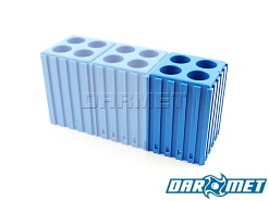 Stojak na narzędzia z chwytem walcowym | 16 mm | kolor niebieski (2008)