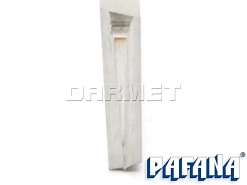 Nóż tokarski NNRm | obcinak oprawkowy prawy ze stali szybkotnącej HSS | wielkość 12 x 3 x 1 mm - PAFANA