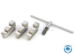 Uchwyt tokarski samocentrujący spiralny, stalowy, 3 - szczękowy: 250 MM (DIN 55027), premium - BISON BIAL (3534-250-8-P)