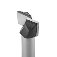 Frez prosty do drewna dwupłytkowy CNC PREMIUM | Z ostrzem wiercącym | Śr. robocza 34 mm | Dł. robocza 20 mm - GLOBUS (FT907-3412-0001)