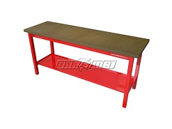 Solidny stół warsztatowy prosty - 2230 mm - FAST SERVICE (P-3-00-01xxx)