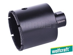 Otwornica diamentowa "Ceramic" 50 mm z gwintem M14 - WOLFCRAFT WF5946000