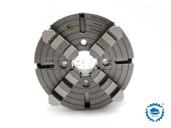 Uchwyt tokarski z niezależnym nastawieniem szczęk, żeliwny, 4 - szczękowy: 250 MM - BISON BIAL (4304-250)