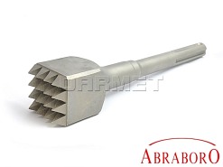 Dłuto, młotek zębaty / groszkownik SDS - Max 45 x 45 x 240 mm - Abraboro (AB64645453)