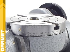 Stół obrotowy do frezarki, podziałowy (uchylny) 160 mm - DARMET DM-3441