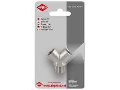 Trójnik Y 1/4" 1x GZ 2x GW - AIRPRESS 4337611