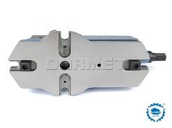 Imadło maszynowe 105 mm z pryzmowym prowadzeniem szczęki | typ 6910-105 - BISON 326910000600