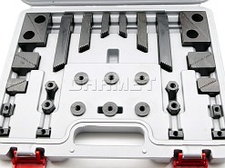 Płytki dociskowe | zestaw 58 elementów mocujących M8/10 mm