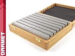 Bloczki równoległościenne | podkładki frezarskie 200 x 8 mm | zestaw 8 par | PF 200/8 - 17/43x8 PB156-3