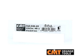 Wiertło nieprzelotowe wolframowe 2 x 12 mm, chwyt: 10 mm LH - CMT (310.020.22)