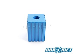 Stojak na oprawki ze stożkiem Morse MK2 kolor niebieski (2306) 50 mm x 50 mm