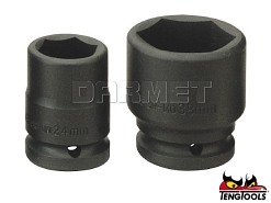Nasadka udarowa sześciokątna 1", 910524 - 24 x 58MM - TENGTOOLS (11490-0103)