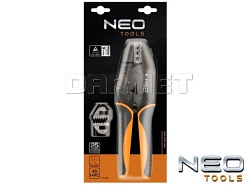 Szczypce do zaciskania końcówek tulejkowych 22-6AWG, długość: 220MM - NEO TOOLS (01-506)