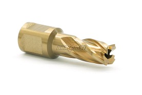 Wiertło koronowe z chwytem Weldon 3/4" | Gold-Line - 15,5 x 30 mm - KARNASCH 20.1260U0155