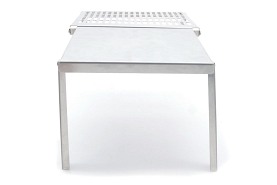 Palenisko składane | grill turystyczny ze stali nierdzewnej INOX| 41 x 28 x 17 cm - DARMET